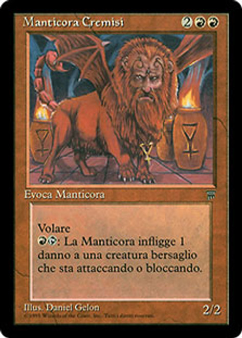 Crimson Manticore (Italian) #1036R
